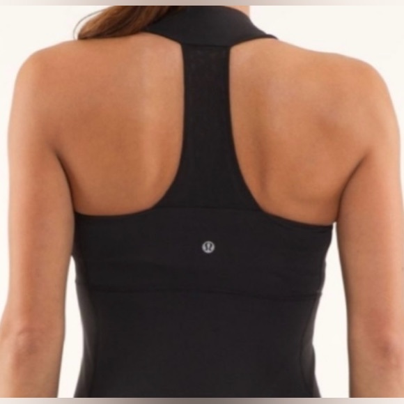 Lululemon Athletica Dress Black Scoop Neck - Picture 1 of 4